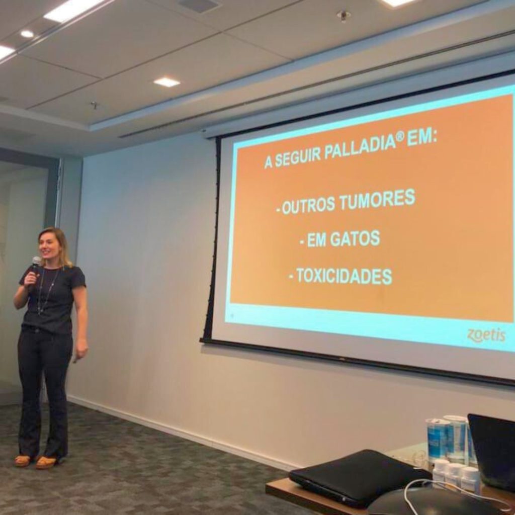Palestra pela Zoetis do  lançamento do Palladia no Brasil 2019